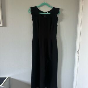 Xhilaration Black Ruffled Jumpsuit Cocktail